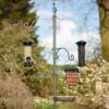 Pewter Bird Station -GardenGlamour pr2000044403