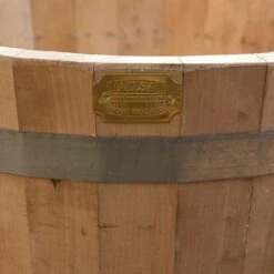 Hardwood Barrel Planter 13 Hardwood Barrel Planter -GardenGlamour pr2000044967 card5 lg