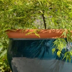 Dark Teal Bellied Planter -GardenGlamour pr2000045004 card3 lg