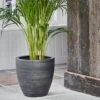 Tapered Large Plant Pot - Anthracite -GardenGlamour pr2000045302