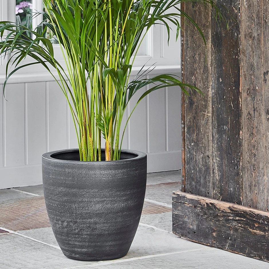Tapered Large Plant Pot - Anthracite 3 Tapered Large Plant Pot - Anthracite