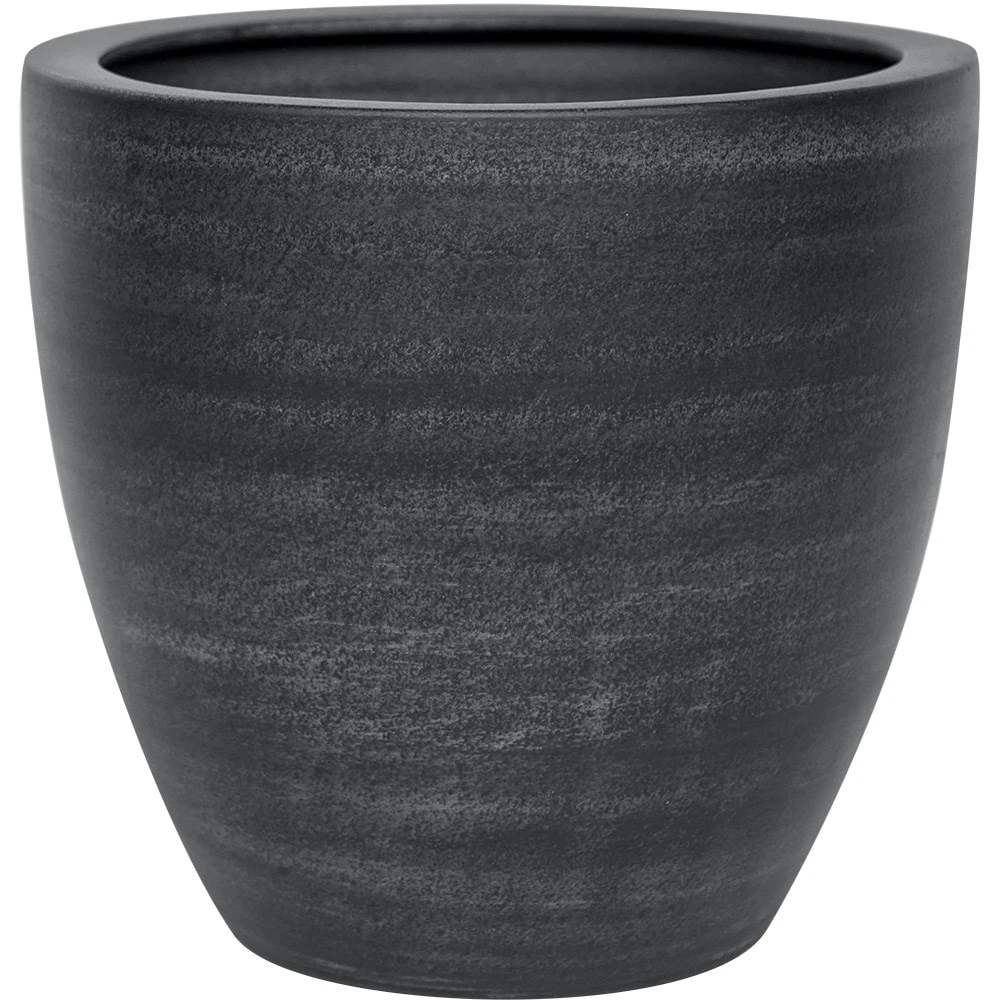Tapered Large Plant Pot - Anthracite 4 Tapered Large Plant Pot - Anthracite - Image 2