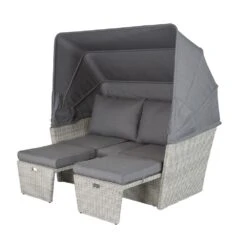 Daybed With Grey Cushions -GardenGlamour pr2000045425 card3 lg