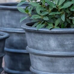 Greystoke Ribbed Planter - Aged Zinc 21 Greystoke Ribbed Planter - Aged Zinc -GardenGlamour pr2000046295 card10 lg