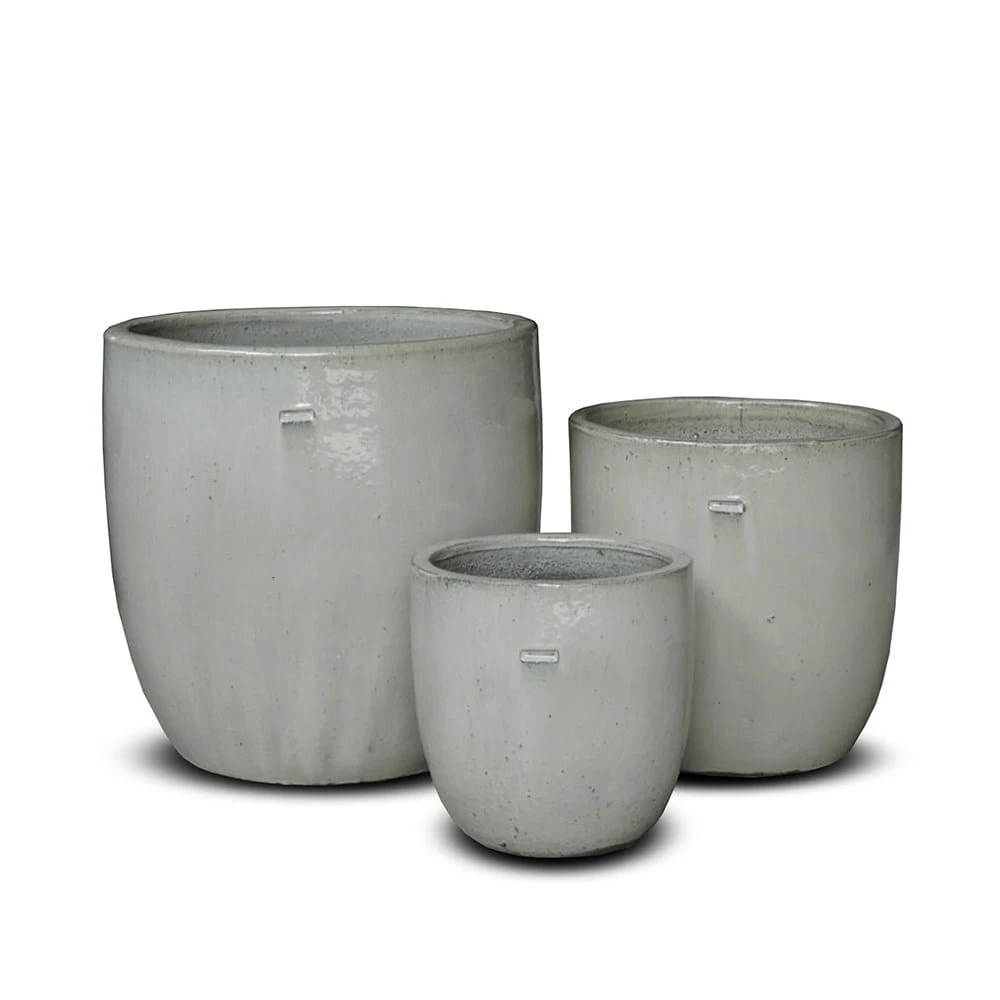 Glazed Ceramic Pot - White 6 Glazed Ceramic Pot - White - Image 4