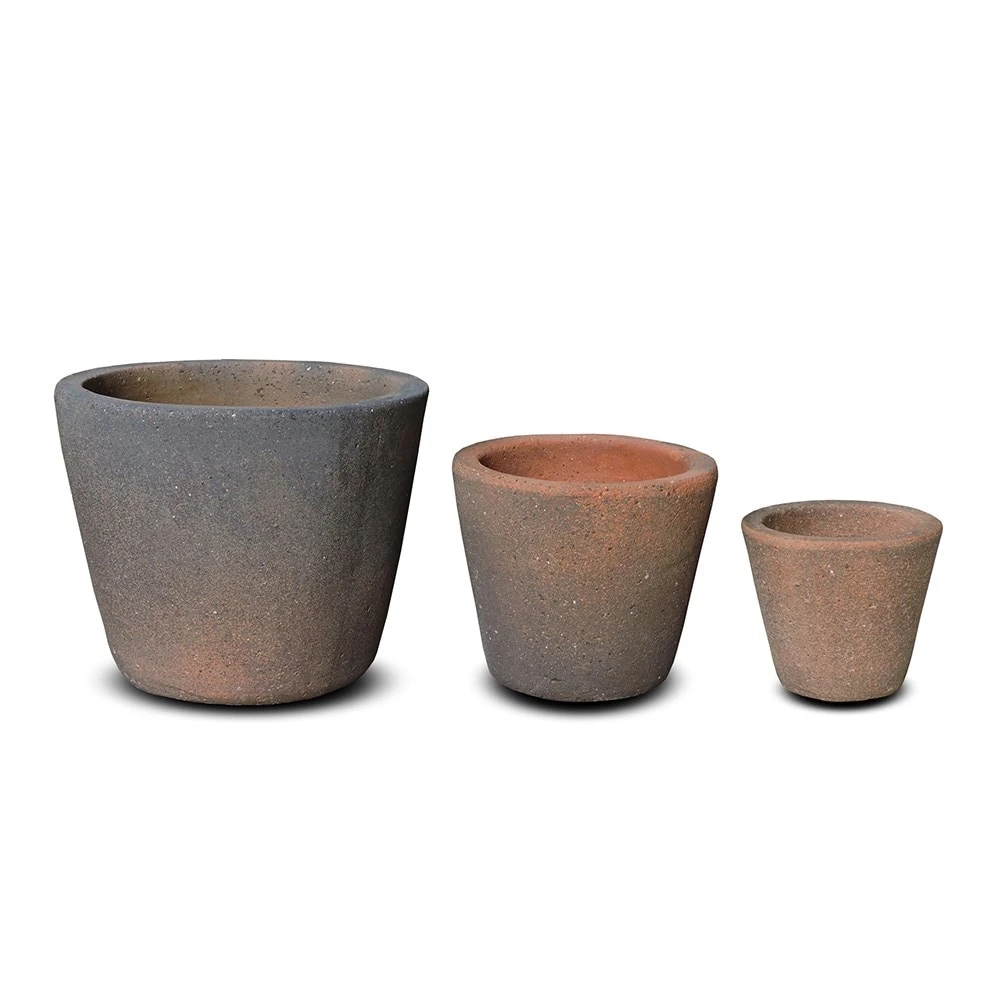 Tapered Terracotta Pot - Sandblasted 9 Tapered Terracotta Pot - Sandblasted - Image 7