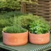 Terracotta Herb Bowl - Large -GardenGlamour pr2000046525
