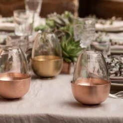 Tulip Tealight Holder - Copper 15 Tulip Tealight Holder - Copper -GardenGlamour pr2000046888 card6 lg