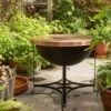 Fire Pit/table With Copper Top - Low -GardenGlamour pr2000046896