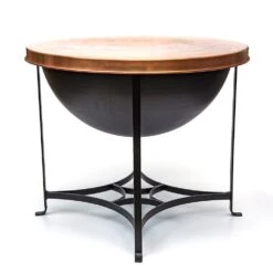 Fire Pit/table With Copper Top - Low -GardenGlamour pr2000046896 card4 lg