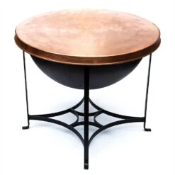Fire Pit/table With Copper Top - Low -GardenGlamour pr2000046896 card5 lg