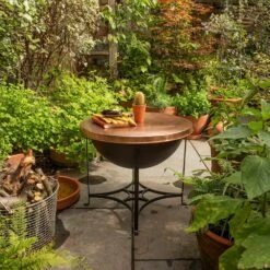 Fire Pit/table With Copper Top - Low -GardenGlamour pr2000046896 card8 lg