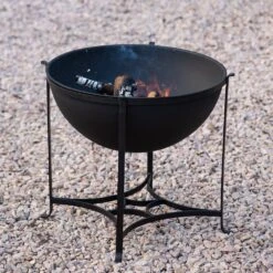 Fire Pit/table With Copper Top - Low -GardenGlamour pr2000046896 card9 lg