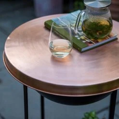 Fire Pit/table With Copper Top - Tall -GardenGlamour pr2000046897 card10 lg