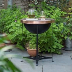 Fire Pit/table With Copper Top - Tall -GardenGlamour pr2000046897 card7 lg