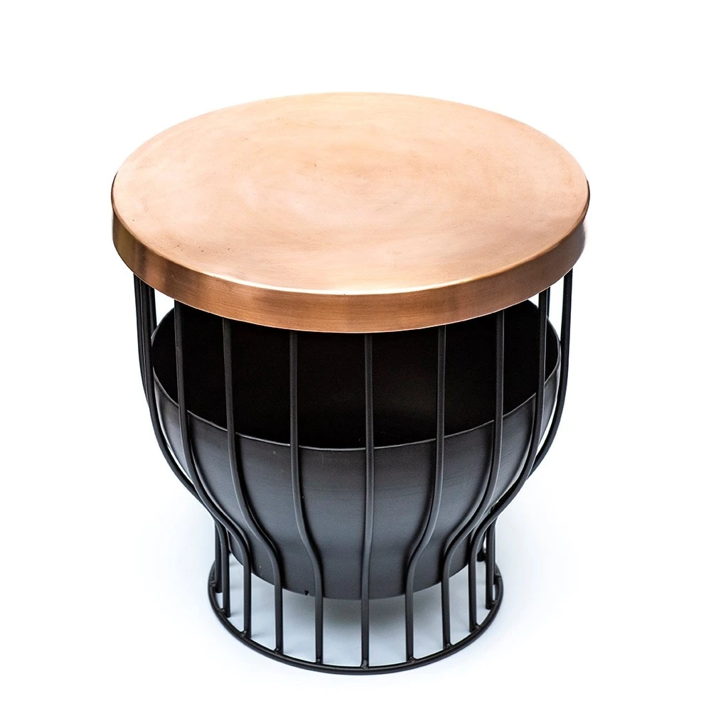 Fire Basket/table With Copper Top 7 Fire Basket/table With Copper Top - Image 5