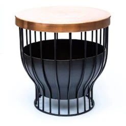 Fire Basket/table With Copper Top 17 Fire Basket/table With Copper Top -GardenGlamour pr2000046902 card6 lg