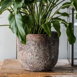 Rustic Plant Pot - Brown -GardenGlamour pr2000047913 card4 lg