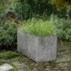 Rectangular Terrace Planter - Weathered Cement -GardenGlamour pr2000048710