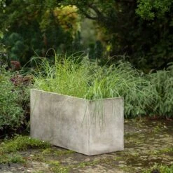 Rectangular Terrace Planter - Weathered Cream -GardenGlamour pr2000048714 card8 lg
