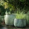 Ripple Bowl Planter - Verdigris -GardenGlamour pr2000048717