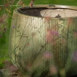 Ripple Bowl Planter - Verdigris -GardenGlamour pr2000048717 card7 lg