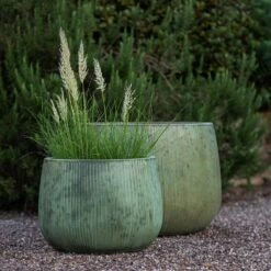Ripple Bowl Planter - Verdigris -GardenGlamour pr2000048717 card8 lg