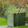 Square Terrace Planter - Verdigris -GardenGlamour pr2000048721