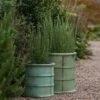 Greenwich Barrel Planter - Verdigris -GardenGlamour pr2000048731